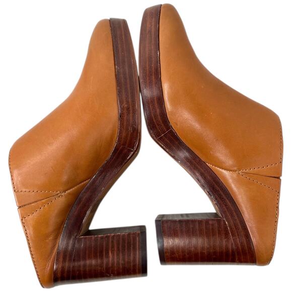 MADEWELL the Daisy Platform Mule in English Saddle Women’s Size 5 - Picture 5 of 13